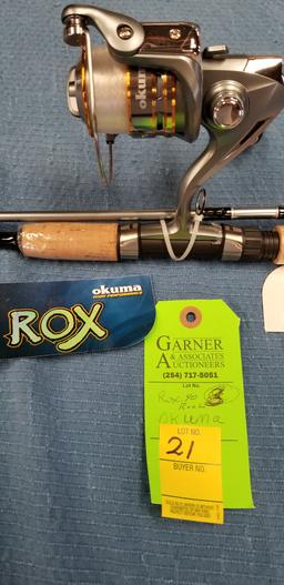 Okuma Rox Rod And Reel