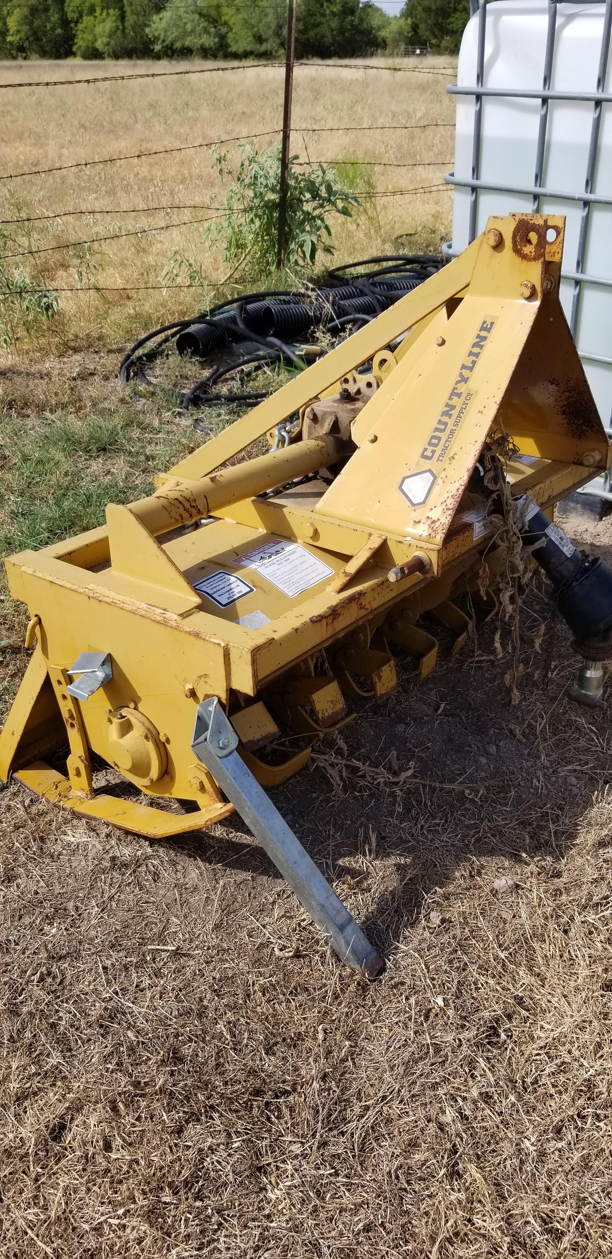 County Line 4' - 3pt Roller Tiller