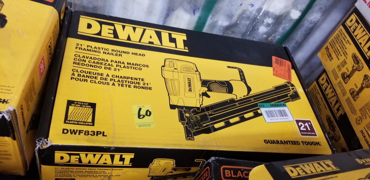 Dewalt 21 Degree Plastic Round Head Framing Nailer