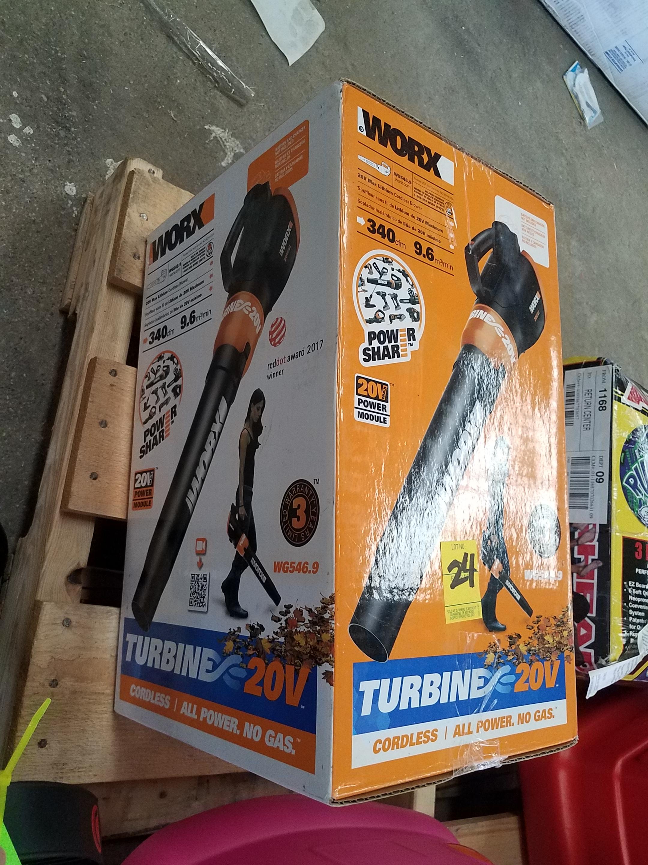 Worx Cordless Blower