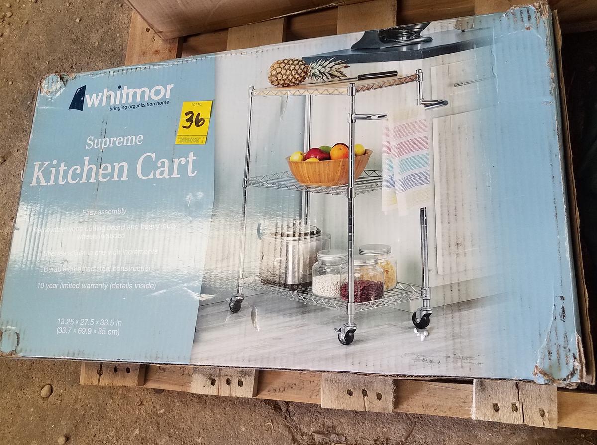 Whitmor Supreme Kitchen Cart