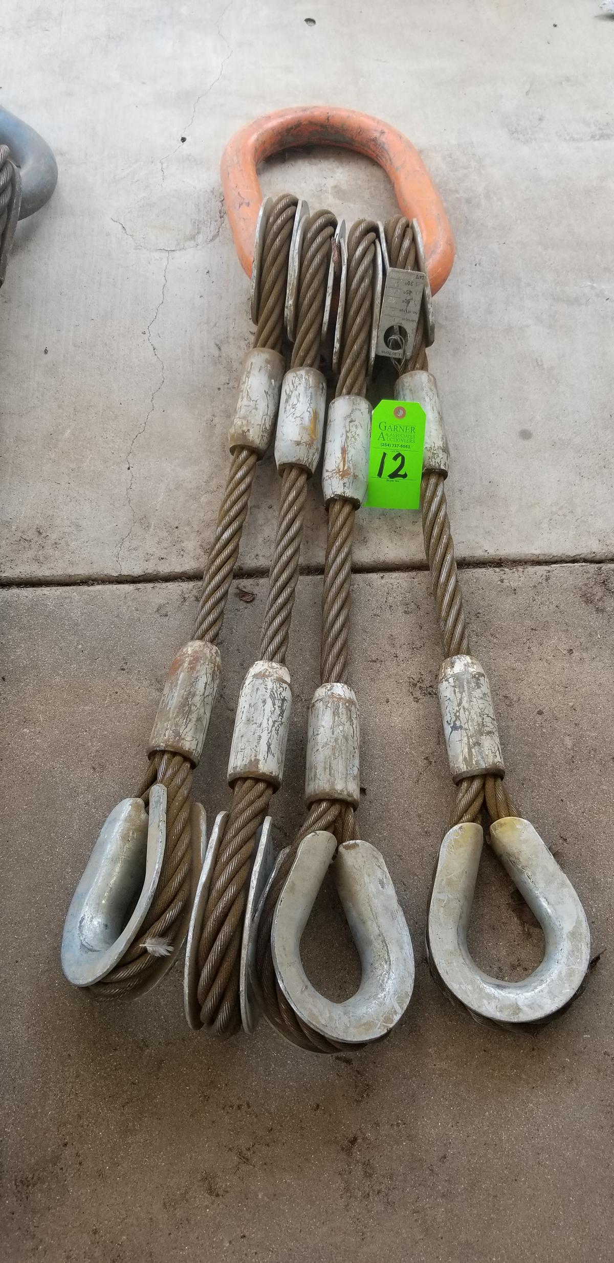 4 leg wire rope sling