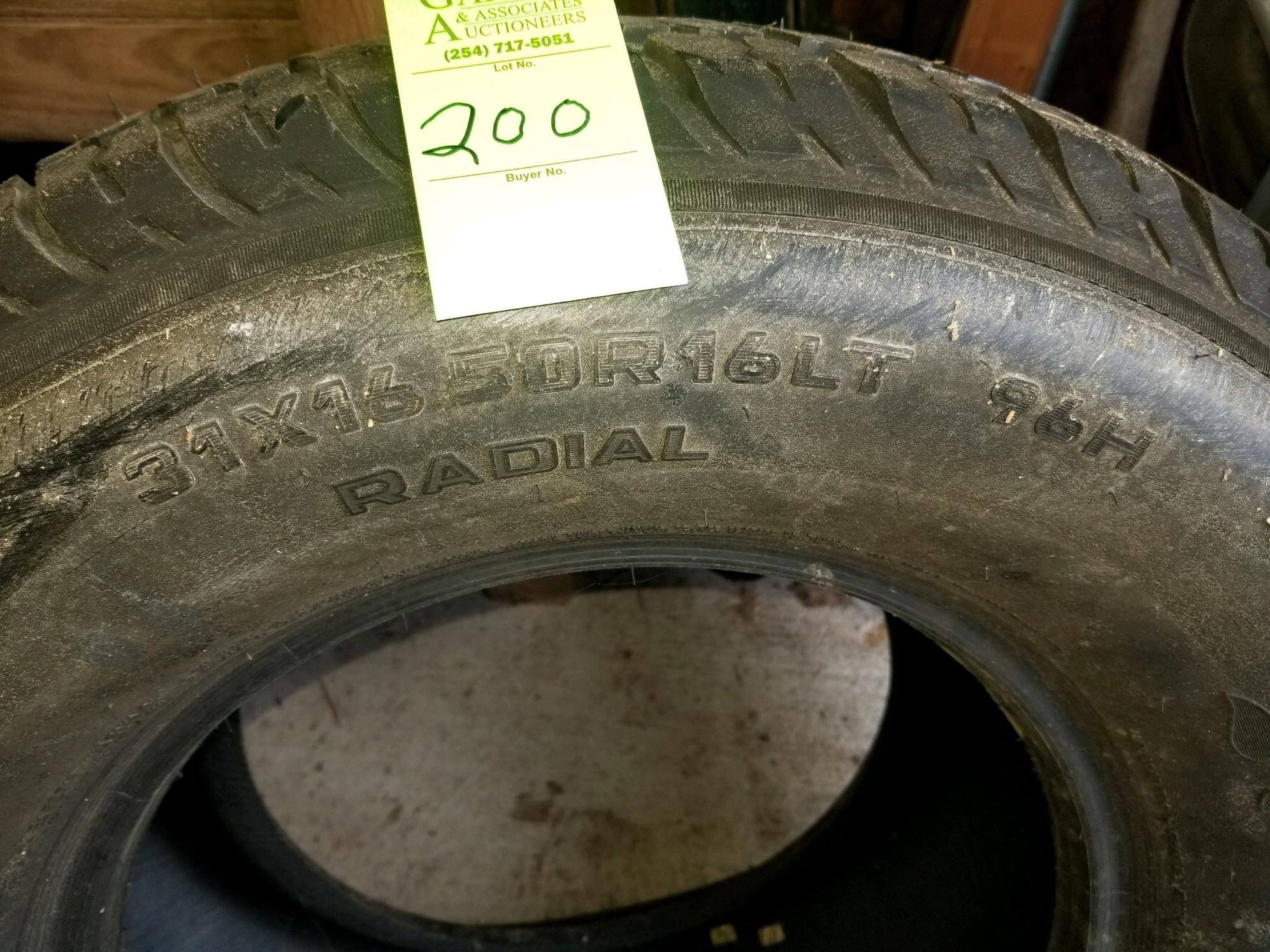 Hoosier Pro Street Radial Tire 34x16.50r16lt 96h