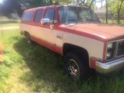 Gmc 1985 Sierra Classic 1500 4 X 4 Suburban, Good Title