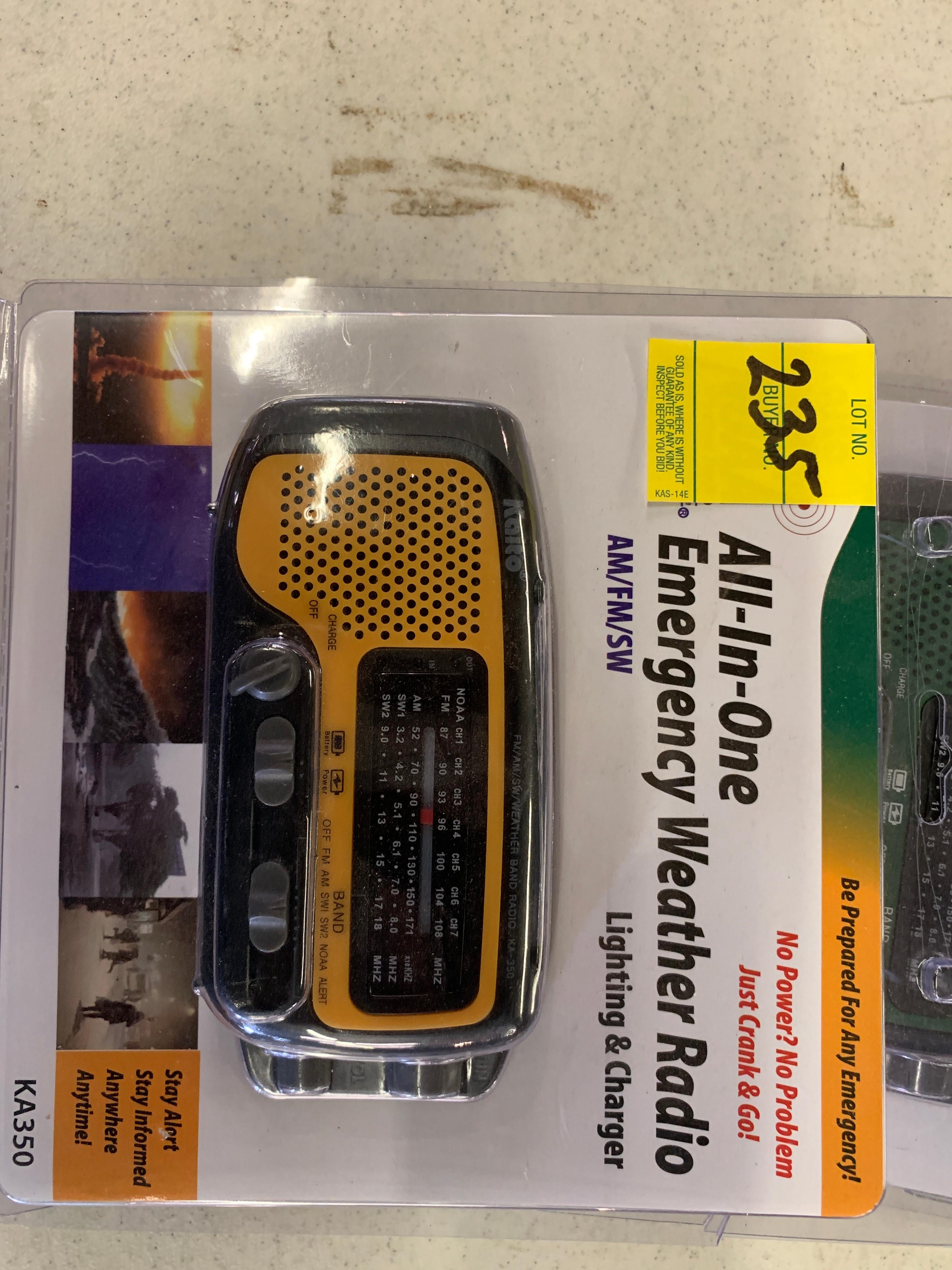 All-in-one Emergency Weather Radio