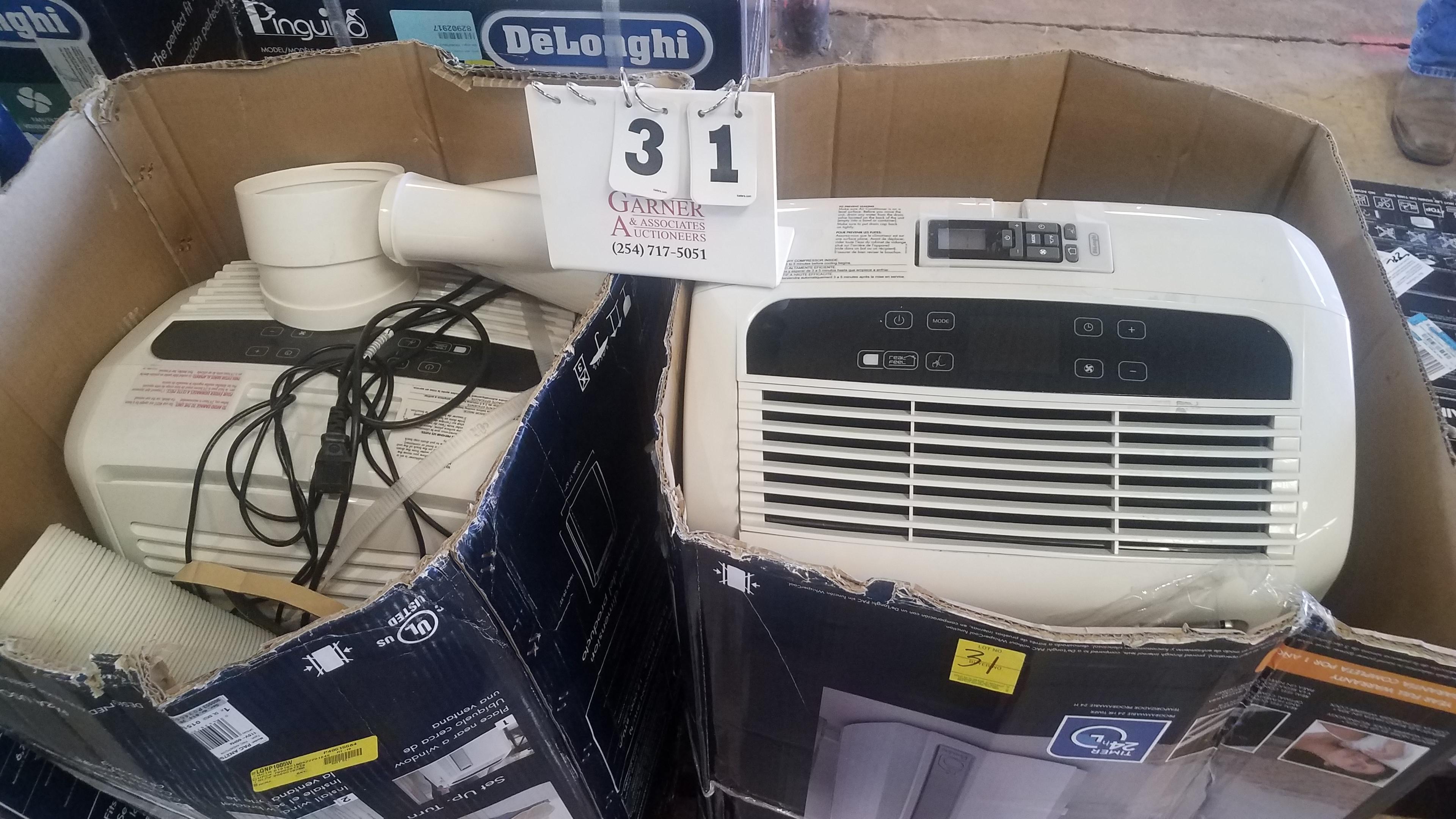 2 Delonghi Pinguino Portable Air Conditioner Up To 500 Sq. Ft. Room