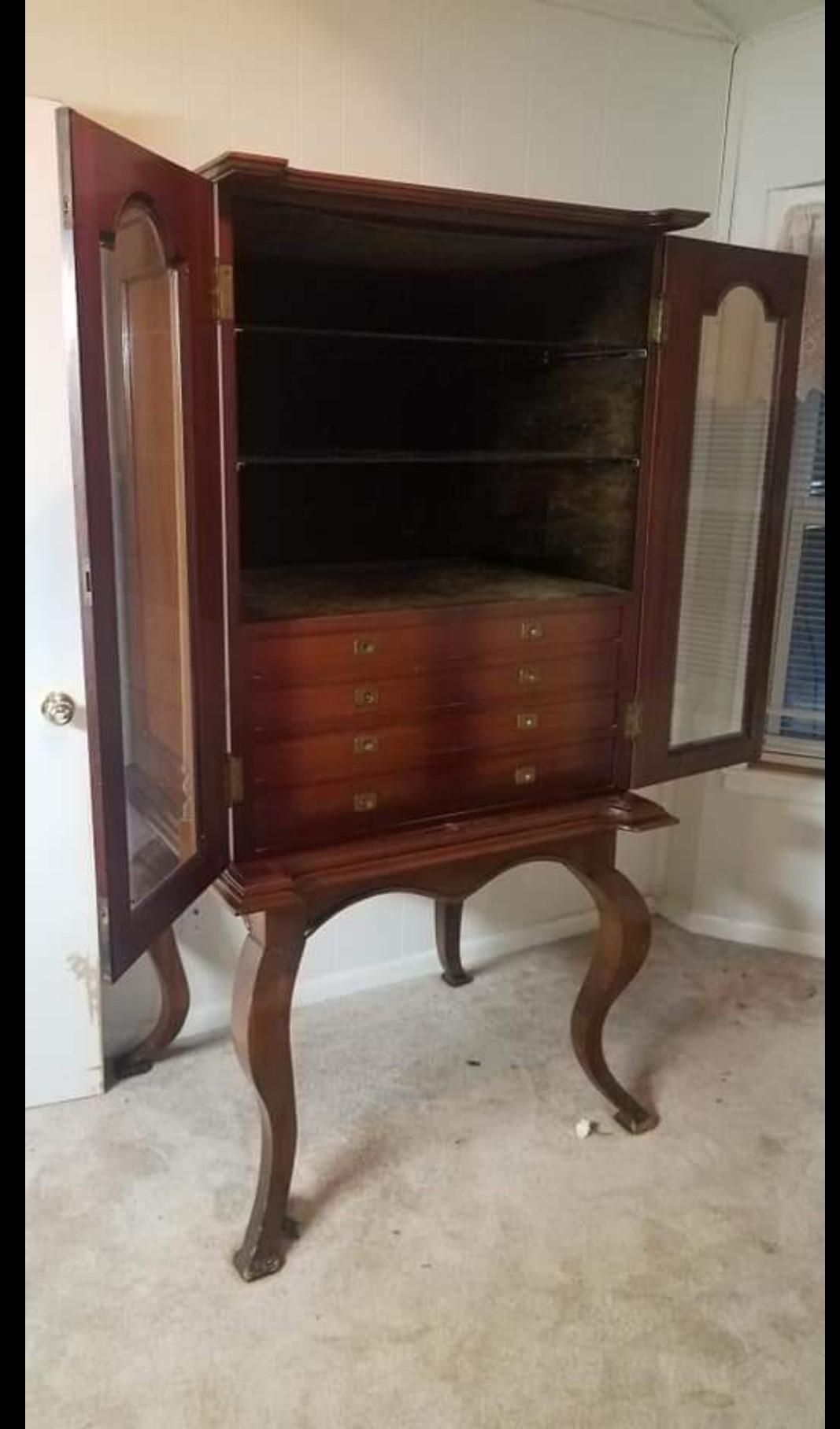 19th Century French China Cabinet