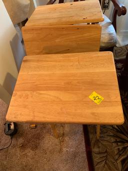 3 Wooden Tv Trays