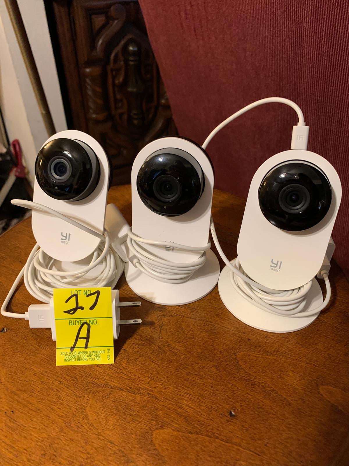 Yi 1080p Smart Home Cameras -3 Cameras