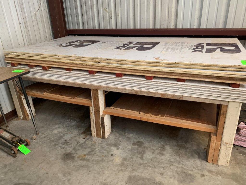 Foam Board, T-5 Siding, Misc. Wood, Table/bench
