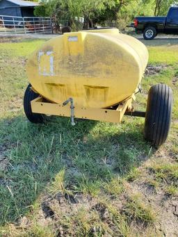 500 Gal Spray Tank On Trailer