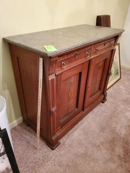 Marble Top Buffet - 120 Years Old - Dove Tail Drawers