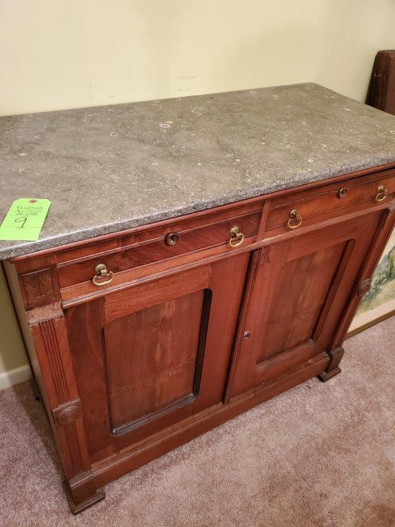 Marble Top Buffet - 120 Years Old - Dove Tail Drawers