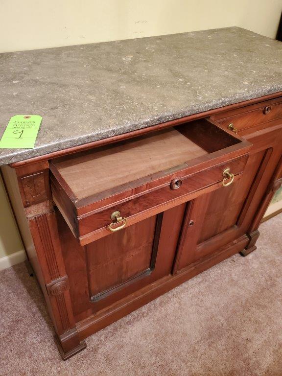 Marble Top Buffet - 120 Years Old - Dove Tail Drawers