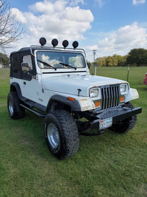 1990 Jeep Wrangler - 104,338 Miles - 6 Cyl - Standard Transmission