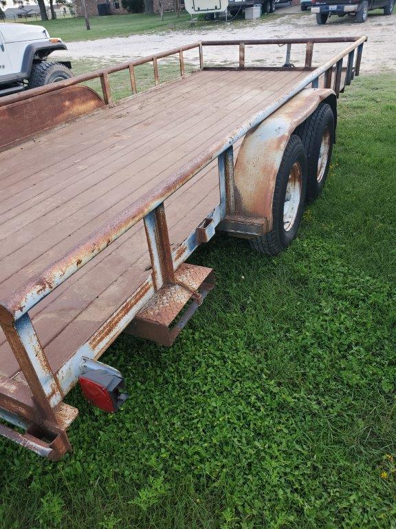 Big-Tex Trailer (1998) 18' X 7'  with C Purlin Flooring- Title- No Ramps