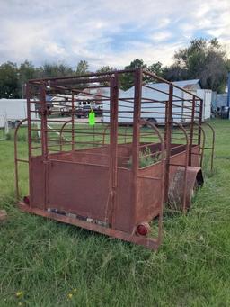 10' Goat Trailer - Needs Tires - 1-1/8" Hitch