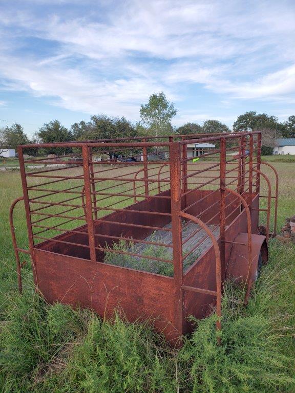 10' Goat Trailer - Needs Tires - 1-1/8" Hitch