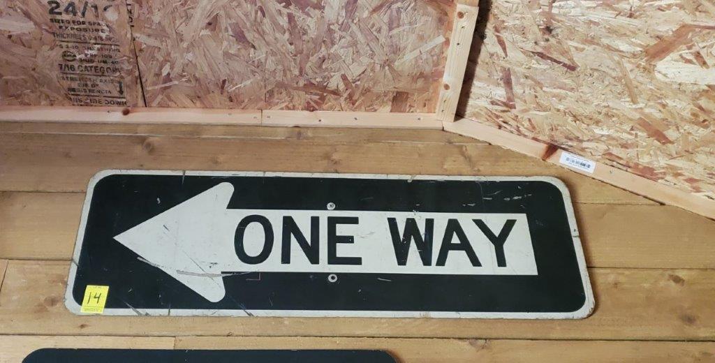 One Way Street Sign