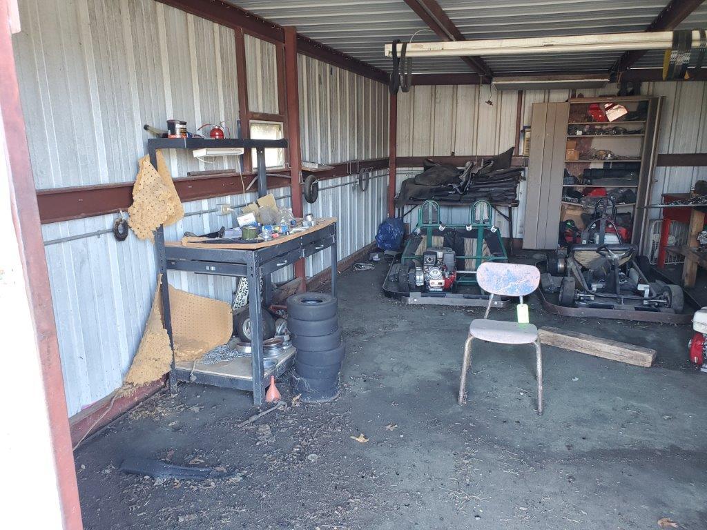 Contents of Go Cart Mechanic Shed