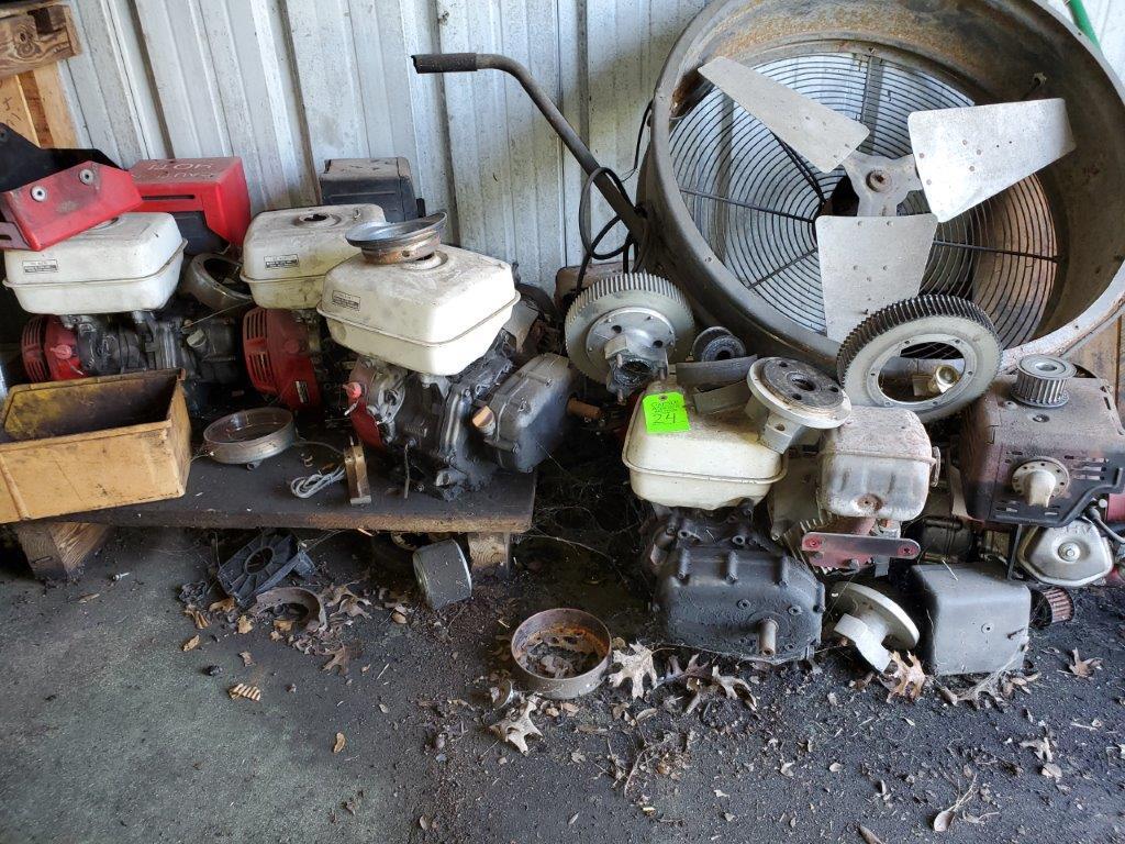 Contents of Go Cart Mechanic Shed