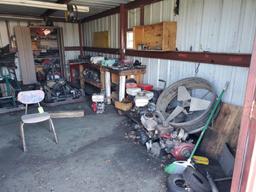 Contents of Go Cart Mechanic Shed