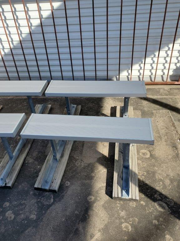 6 Aluminum Benches