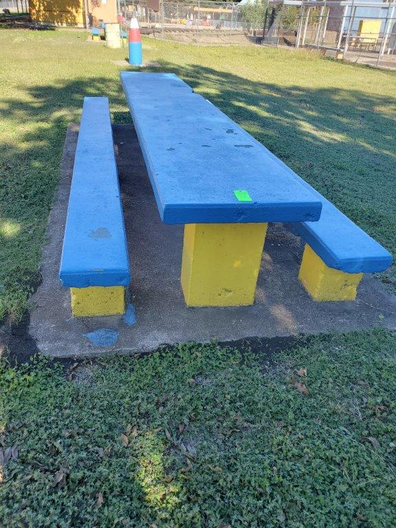 12' Cement Picnic Table