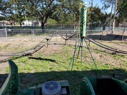 Chain-link Fencing by Gator Coaster Approx. 108' and a Gate