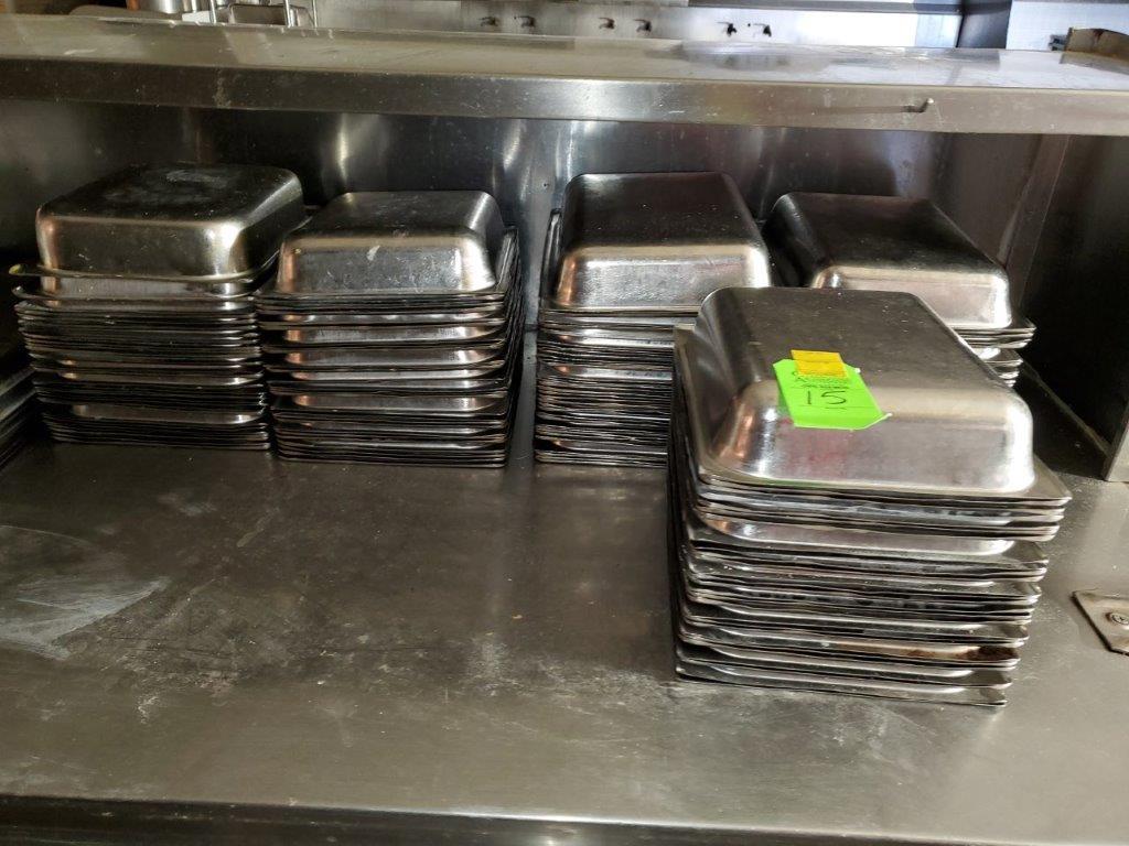 Stainless Steel Commercial Steam Pans 10" x 13"