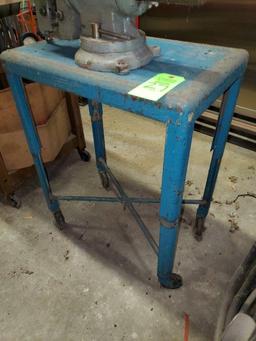 Blue Metal Cart