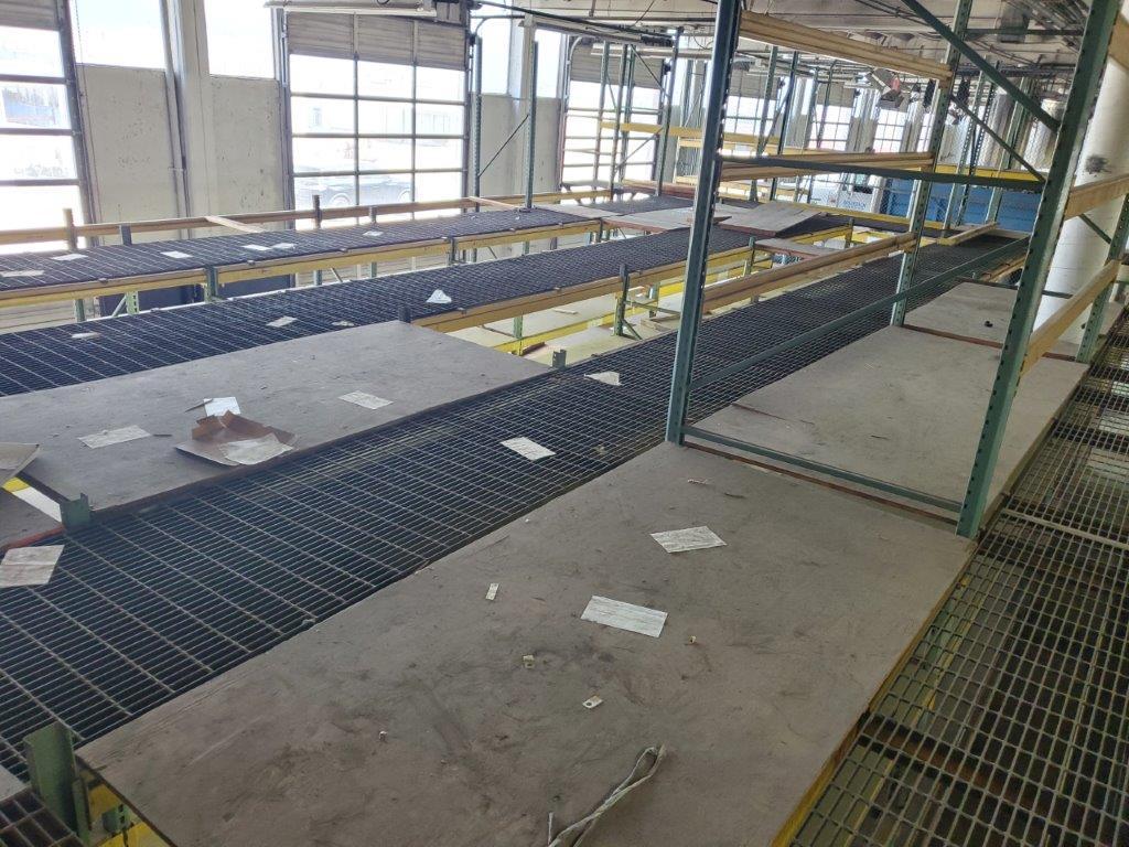 Warehouse Rack System and Welded Catwalk