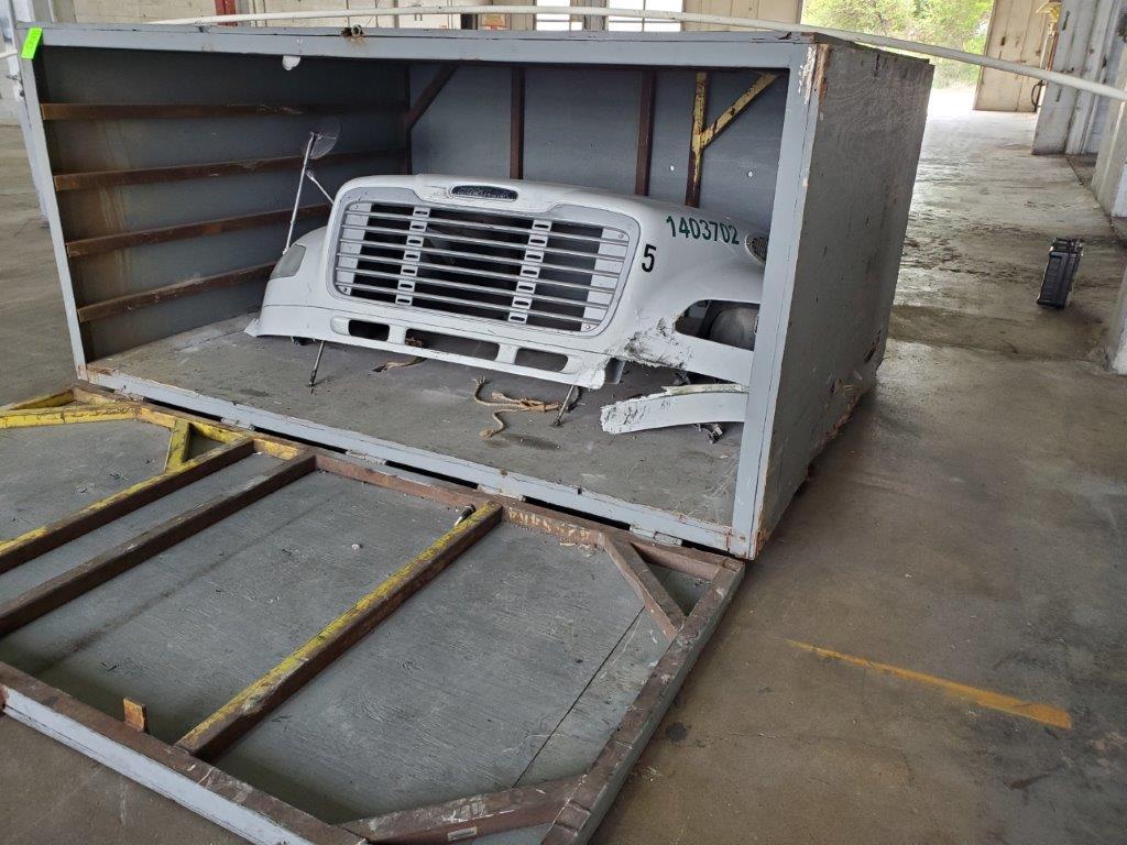 Freightliner Hood in Wood Crate