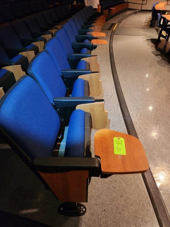 Auditorium / Theater Seating with Writing Pad - 12 Chairs