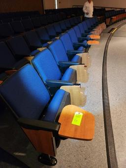 Auditorium / Theater Seating with Writing Pad - 12 Chairs