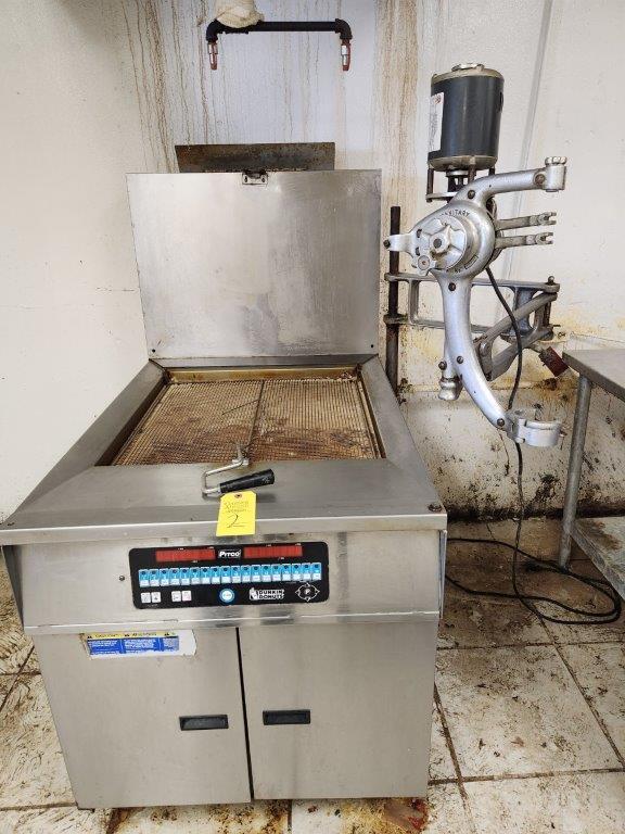 Pitco Donut Fryer - Full of Solid Grease