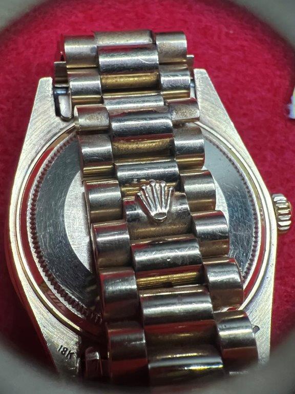 Rolex Presidential Wrist Watch Model 1803, Serial # 5207898, 1.50 ct. Total Weight