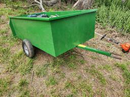 Wood Trailer Cart 67"x37" - Contents NOT Included