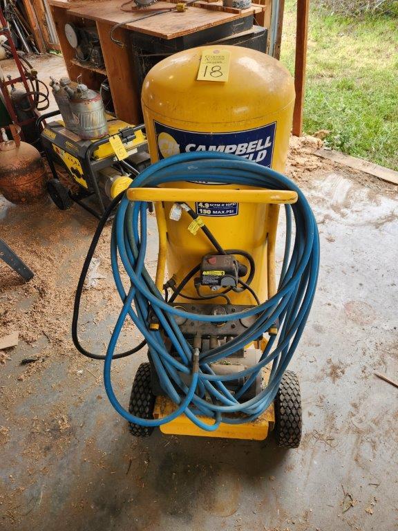 Campbell Hausfeld 20 Gallon Compressor & Portable Tank