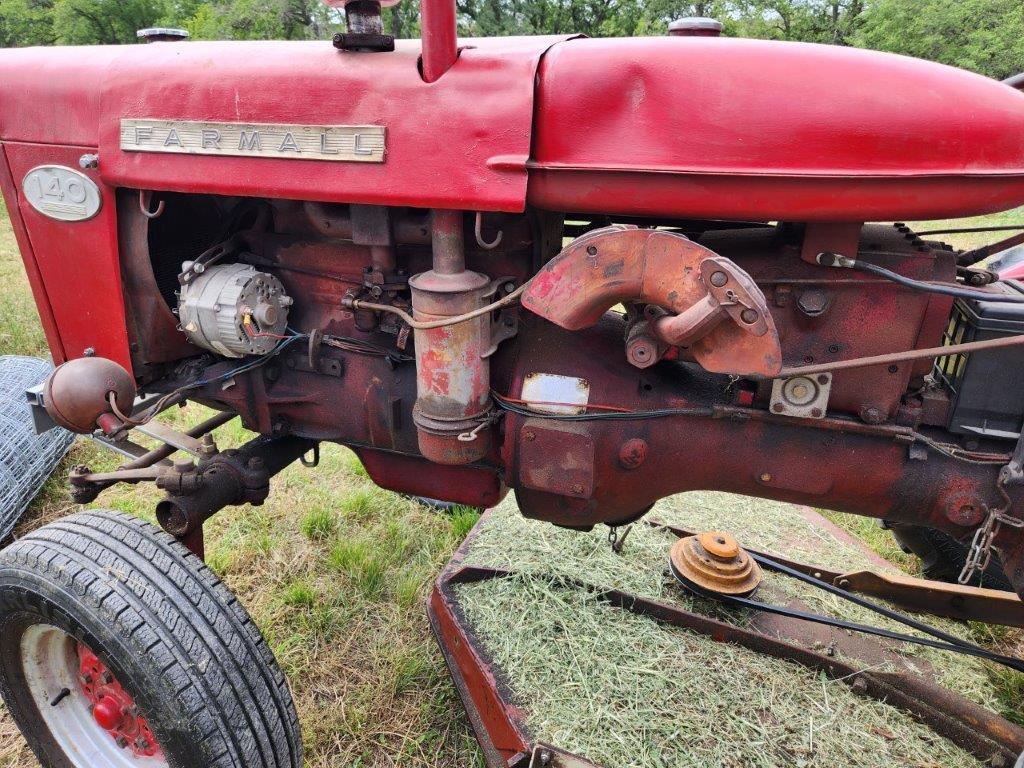 International / McCormick Farmall 140 with 4' Belly Mower