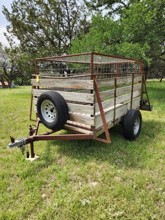 Trailer with Goat Insert Approx. 5'X8' - Shop Built