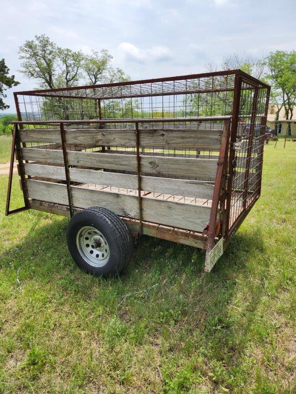 Trailer with Goat Insert Approx. 5'X8' - Shop Built