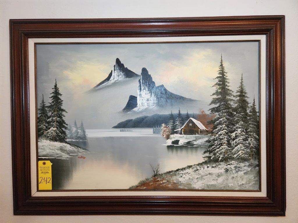 Winter Landscape by Wolfe Painting