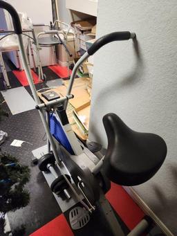 Stationary Bike & NordicTrack Treadmill