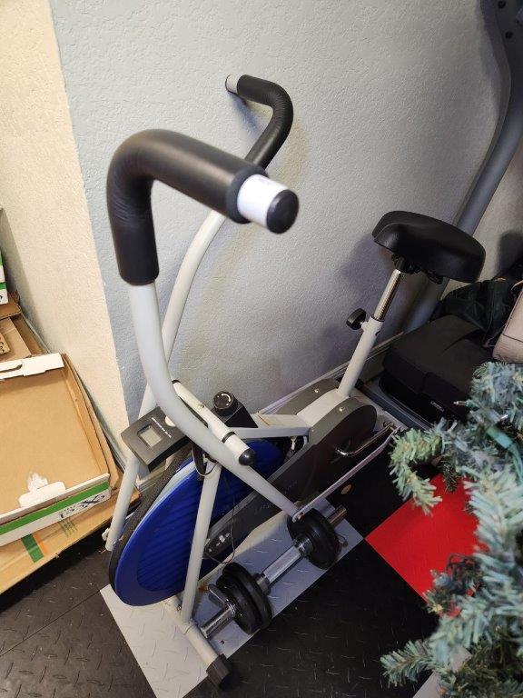 Stationary Bike & NordicTrack Treadmill