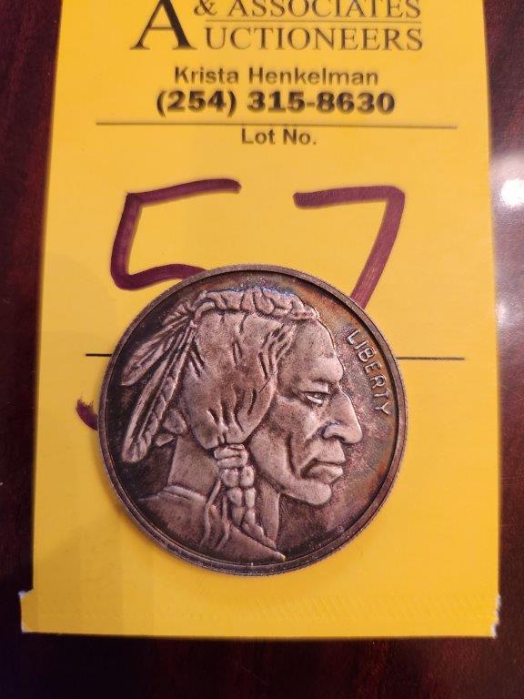 Gold Liberty 1929 $5 Gold Coin COPY & Liberty Indian Head 1 Troy oz. Fine Silver