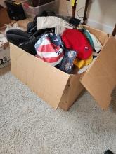 Large Box of Hats & Gloves