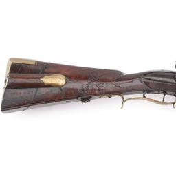 German Swivel Breech Flintlock Rifle