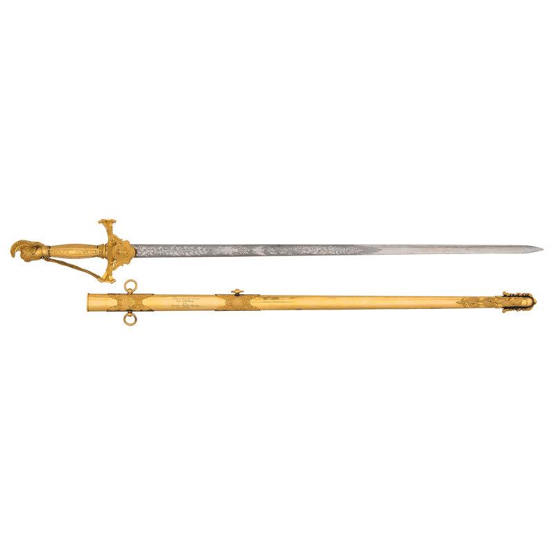 High Grade Ames Militia Officer's Presentation Sword