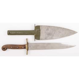 Bowie Knife and Digging Knife